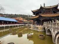 “Spring Serenity: Cherry Blossoms in the Heart of Kunming’s Temples”