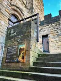 A fascinating experience of an almost fully intact castle with dark narrow stone corridors