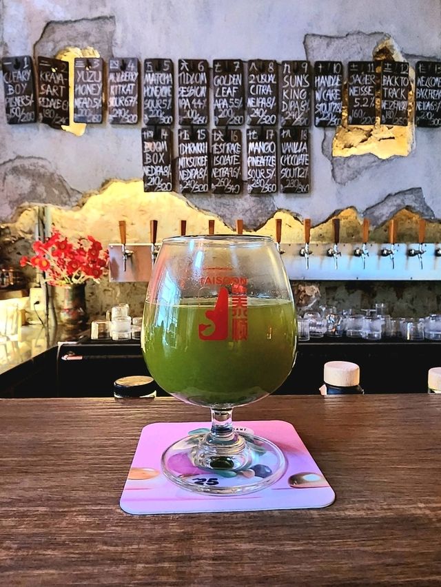 【バンコク】珍しい抹茶ビール🍺Tai Soon Bar