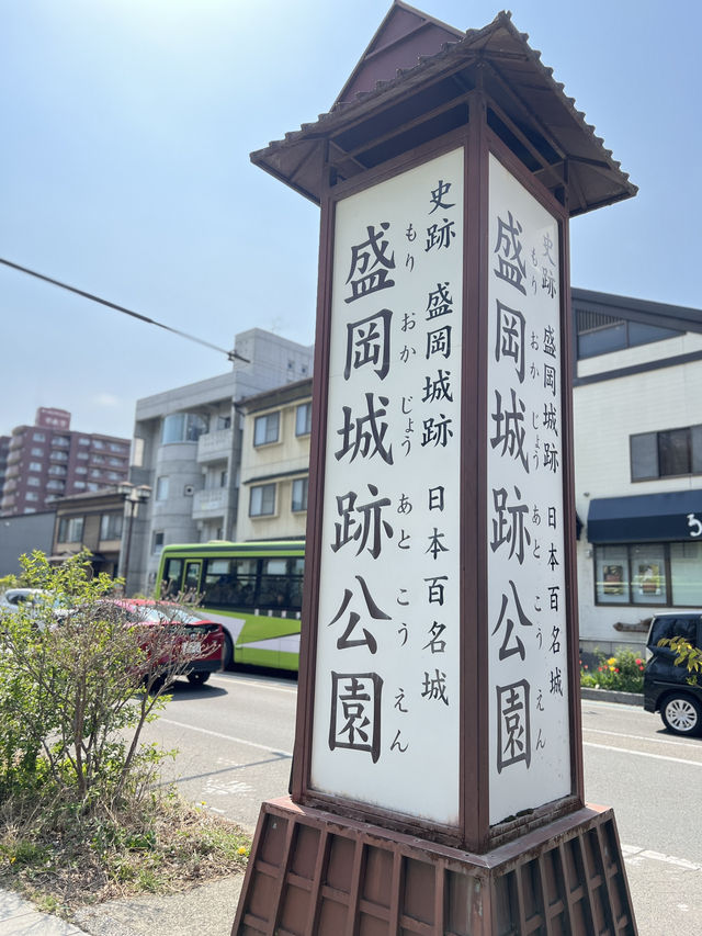 仙台坐車不用1小時！美麗的櫻吹雪 盛岡城跡公園