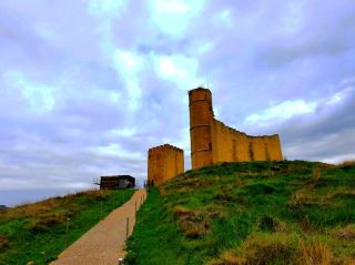 The Peña de Ailon Castle is named for the rock it is built on.