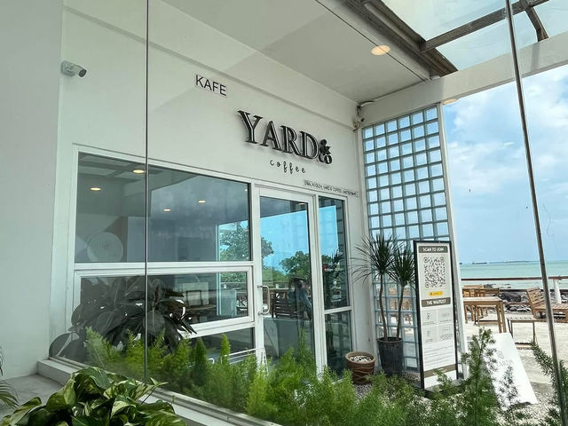 Cafe vibes with ocean views at Yard & Co, Desaru