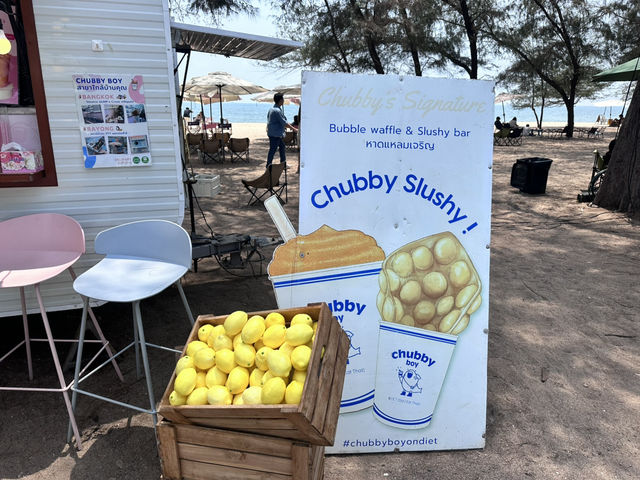 Chubby boy on diet หาดแหลมเจริญ