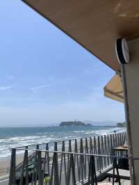 【神奈川🇯🇵】七里ヶ浜の絶景カフェでランチ🍽️