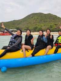 🏖️ บานาน่าโบ๊ท กรี๊ดให้สุด: หาดเทียน >> เกาะล้าน