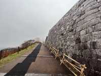 🏯 Scenic but Sparse – A Rainy Day Visit to Nihonmatsu Castle Ruins