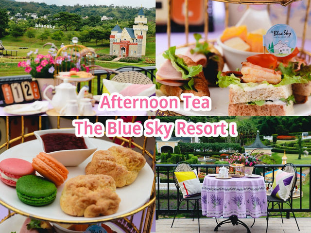afternoon tea @ The Blue Sky Resort Khao Kho
