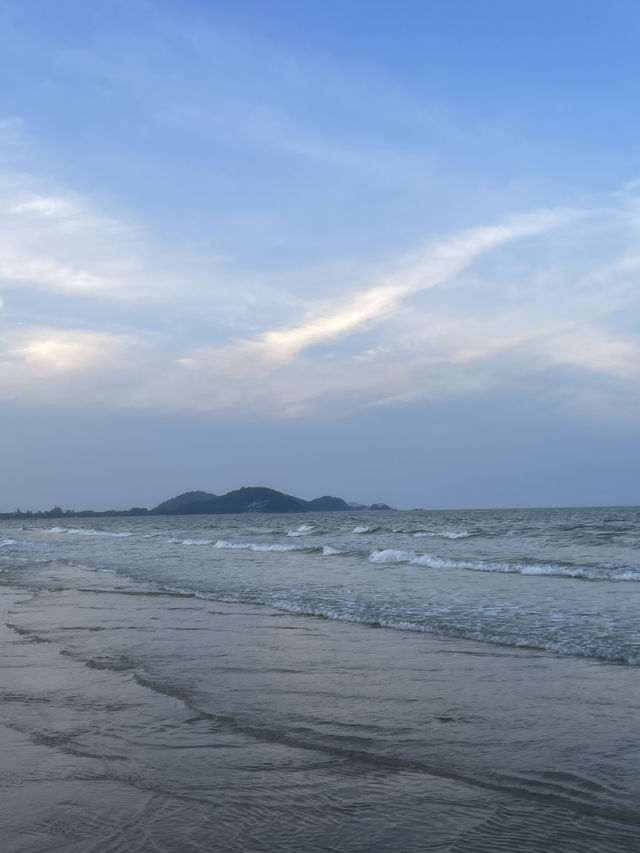 Cherating — an exceptionally beautiful beach. 