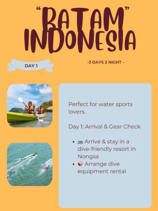 Itinerary Batam: Menyelam & Keajaiban Bawah Laut