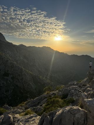 Sweeping Scenic Thrills on the Nus de Sa Corbata Road 🌄🌅  
Get ready for a jaw-dropping drive along the Nus de Sa Corbata, one of Majorca’s wildest serpentine routes famed for its dramatic hairpin bends and panoramic mountain views. This iconic stretch is a must-drive for sunset chasers and landscape lovers!

🛣️ Recommended Route & Must-dos:  
Start your journey from Escorca—aim to hit the Nus de Sa Corbata road in the late afternoon for the golden hour. Follow Carrer Port de Sa Calobra, soaking in the twists and turns while stopping at the designated viewpoints for sweeping vistas. The ultimate highlight? Pull over at the curve with the best sightlines just before Sa Calobra to catch the sun dipping behind rugged peaks—it’s truly magical if you arrive as dusk approaches!

📸 Insta-worthy Angles:  
Snap the legendary “knotted” turn from above for a dizzying effect, and save a spot for sunset shots with the glowing horizon over the Tramuntana mountains. The winding asphalt against the emerald valley backdrop makes every frame pop!

🕘 Practical Visiting Tips:  
· Address: Carrer Port de Sa Calobra, 07315 Escorca, Majorca, Spain  
· No official hours but daylight driving is safest.  
· Bring water and snacks—no shops along the drive!  
· Park only in marked areas; roadside stops can be risky.

⚠️ Key Precautions:  
· The road is narrow and winding—drive slowly and watch for bikers and buses.  
· Sunset views are epic, but leave before dark as visibility quickly drops.  
· If you’re prone to motion sickness, consider motion bands.

#Majorca #Escorca #ScenicDrive #SunsetViews #TravelGuide