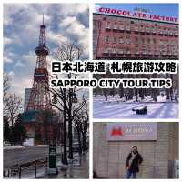 🌸 A Magical One-Day Journey Through Sapporo — From Morning Views to Night Lights