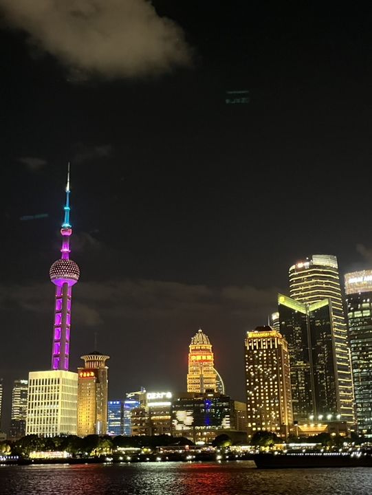 外灘夜色下的城市魅力✨