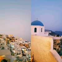 노을이 창가에 머물던 하루, Santorini