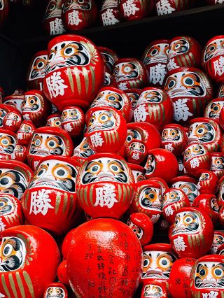 滿山達摩的勝尾寺🎏