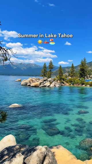 Summer in Lake Tahoe ☀️🚣🏖️