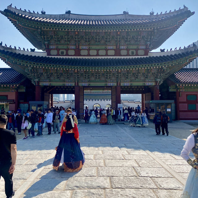 【ソウル🇰🇷 景福宮】韓国の観光スポット☺️ 朝鮮王朝の王宮へ