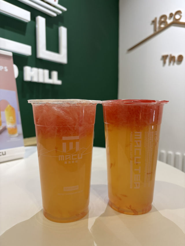 涼爽一夏，葡萄柚果粒茶等你來試！🍊✨