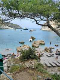 Swimming and snorkeling in Anthony Quinn Bay