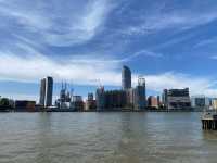 North Greenwich Pier: Where Modernity Meets the River Thames
