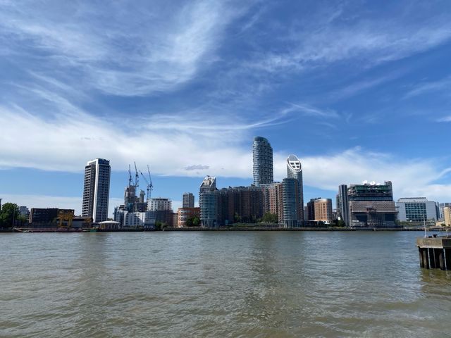 North Greenwich Pier: Where Modernity Meets the River Thames