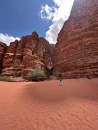 A desert canyon 