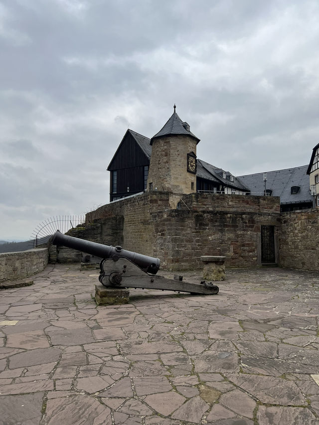 A fortress in the clouds — welcome to Schloss Waldeck, where history meets horizon 🇩🇪🏰🌅