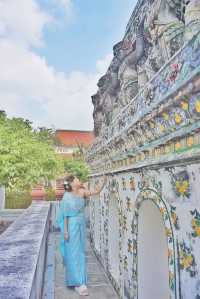 【Travel around the 🌍 world】Bangkok, Thailand 🇹🇭. Photoshoot in Thai costume at the Arun Temple