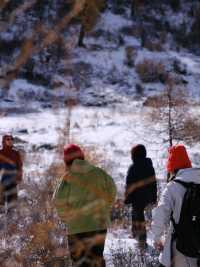 Autumn's First Snow In Xuema Valley