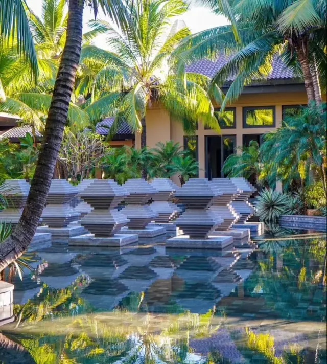 This hotel is so upscale, it has the feel of a Maldives vacation