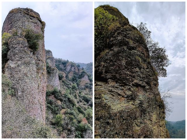 艱辛的登山徒步行—新昌百丈岩景區之旅