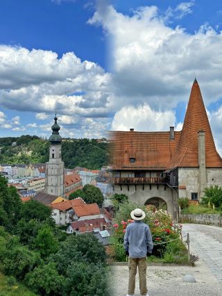 Germany here is the world's longest castle town Burghausen, hurry up and save it