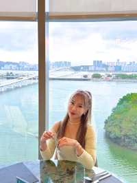 中秋節,愛上了澳門金銀島商場的美景～