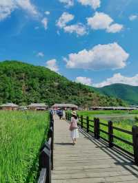泸沽湖 | 行經婚姻大橋。