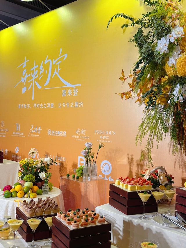 被姊妹的婚禮現場驚艷住了。