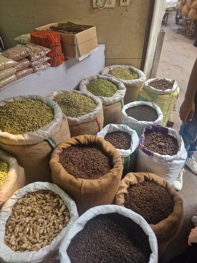 香料與美味的盛宴 德里月光集市Chandni Chowk。
