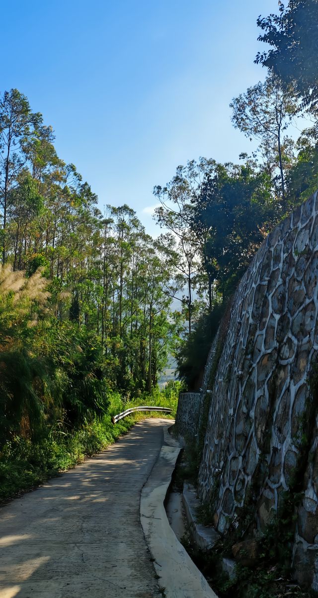 海南登山遠足·觀賞山頂絕美風光。
