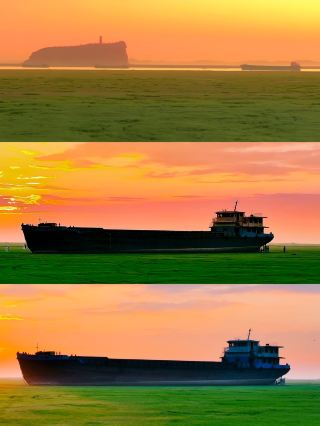 Poyang Lake's breathtaking spring grassland