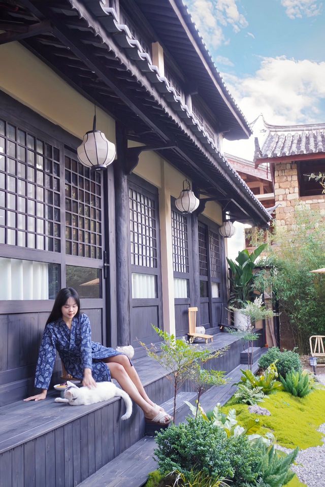 白沙古鎮將浪漫私有化嘅國風庭院