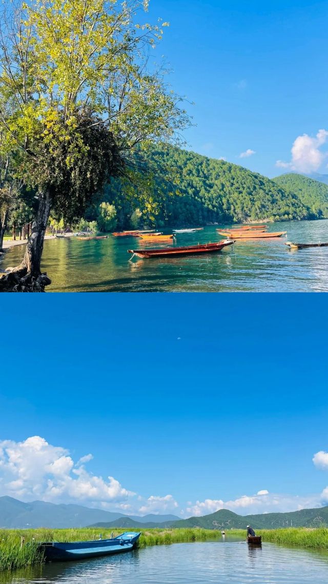 本來以為洱海好靚，直到我嚟到瀘沽湖