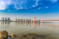 武漢鸚鵡洲長江大橋也太出片了吧！長江上的絕美風景線