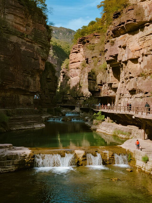 鄭州2.5h直達!秋日遛娃天花板龍潭大峽谷 鄭州2.5h直達!秋日遛娃天花板龍潭大峽谷