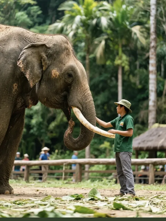 西雙版納野象谷3大玩法!鏟屎官+醫生+牧象 西雙版納野象谷3大玩法!鏟屎官+醫生+牧象