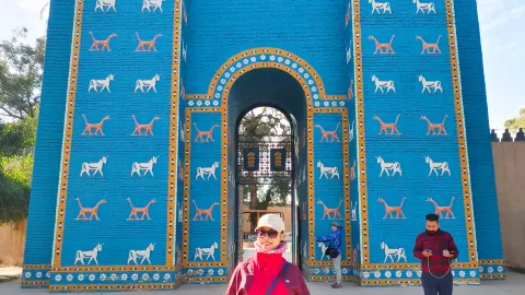 世界を歩くシリーズ:イラク-バビロン古代都市 — traveler post in バービル