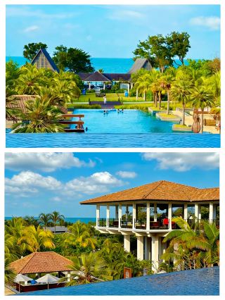 รีสอร์ทหรูที่ตั้งอยู่อย่างเงียบสงบในเมืองโจฮอร์บาห์รู ประเทศมาเลเซีย โดดเด่นด้วยวิลล่าส่วนตัวที่มีเพดานเรียบ!