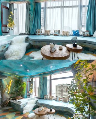 270° unobstructed river view room! A dream experience with four 1.8m beds
