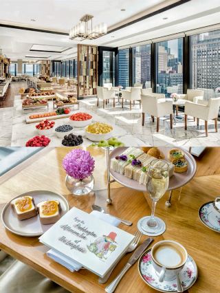The Langham Melbourne offers an authentic British heritage city skyline view
