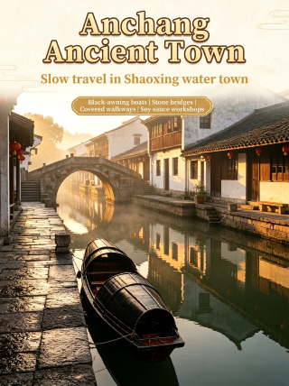 Of all the Jiangnan ancient towns, Anchang is my favorite.