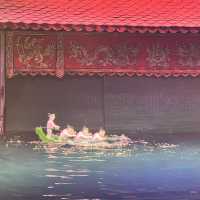 Water puppet show, tradition to catch