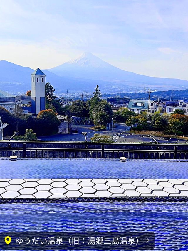 富士山を独り占めできる天空の足湯SkyTerrace♨️
