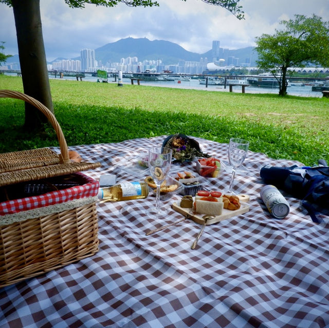 觀塘海濱公園野餐拍畢業照
